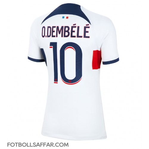 Paris Saint-Germain Ousmane Dembele #10 Bortatröja Dam 2023-24 Kortärmad